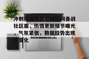 关于冲刺阶段布鲁克林篮网备战社区盾，伤情更新细节曝光，气氛紧张，数据趋势出现新变化的信息-乐竞体育